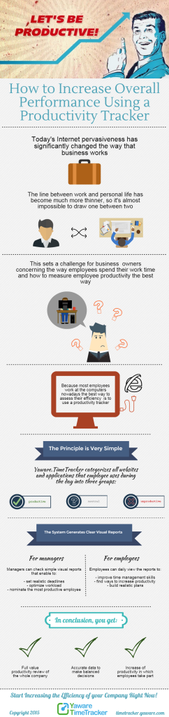 Infographic: How to Increase Overall Performance Using a Productivity Tracker